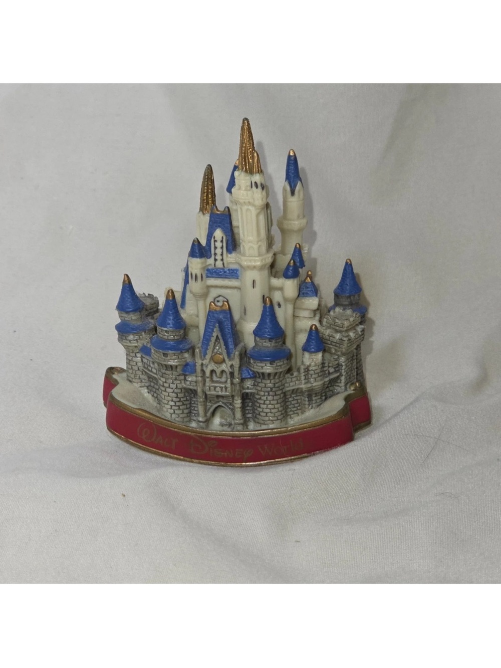 Disney Castle Collectible magnet Figurine - Blue & Gold Accents